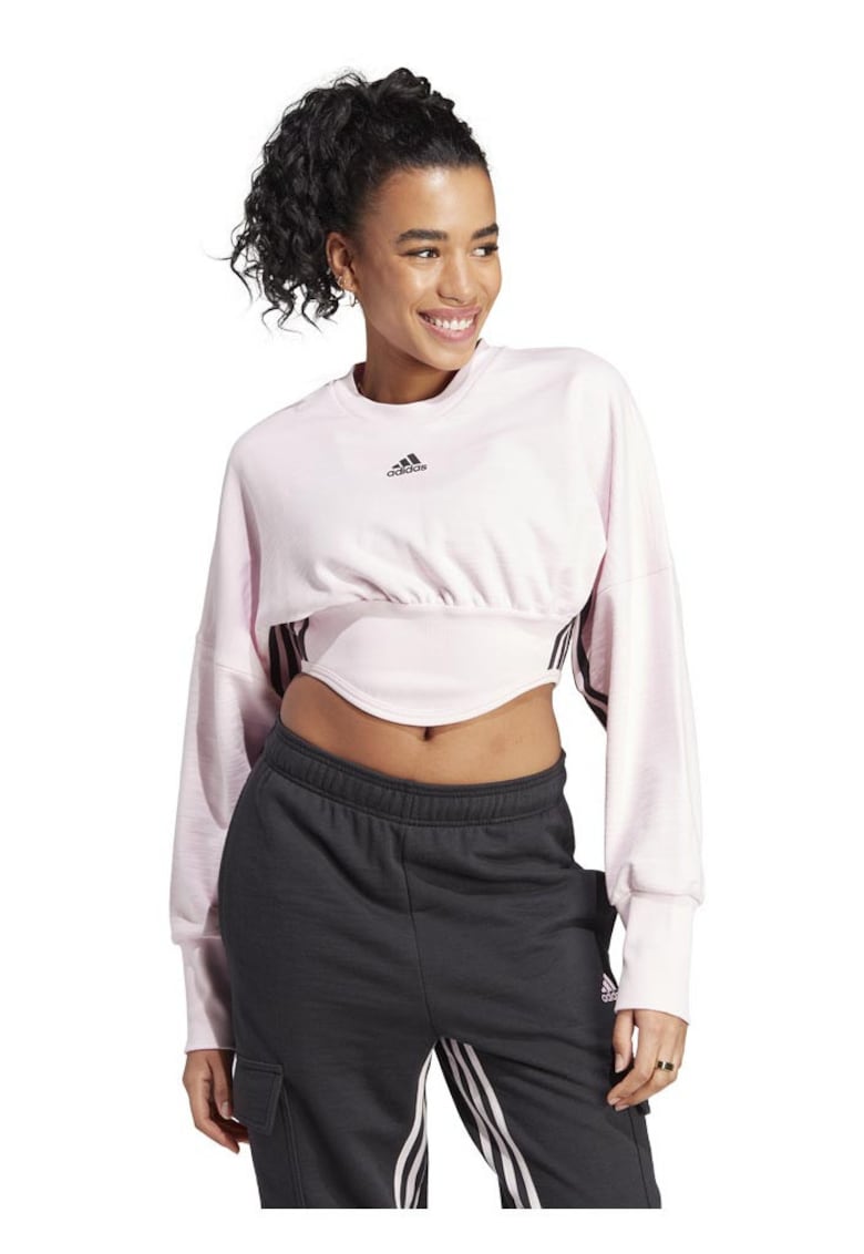 Camasa sport - adidas - design tip corset - roz - material moale -
