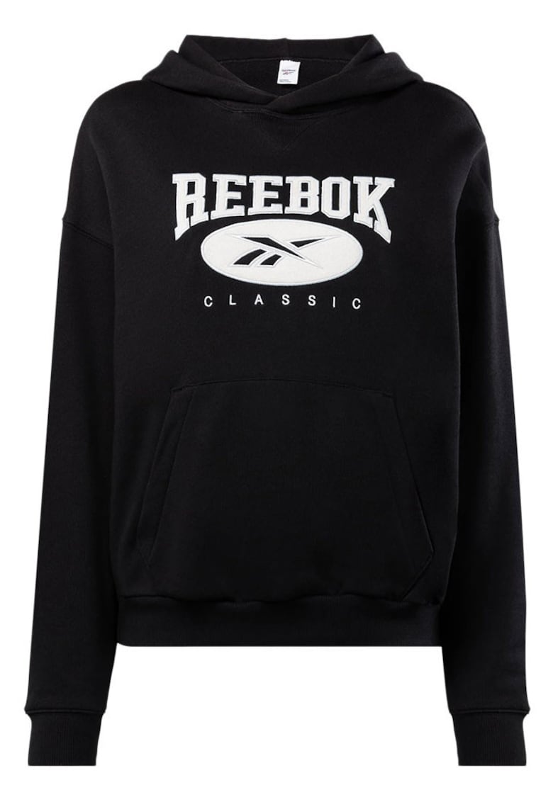 Hanorac sport model Classics Archive Essentials - cu logo mare - bumbac - pentru dama -