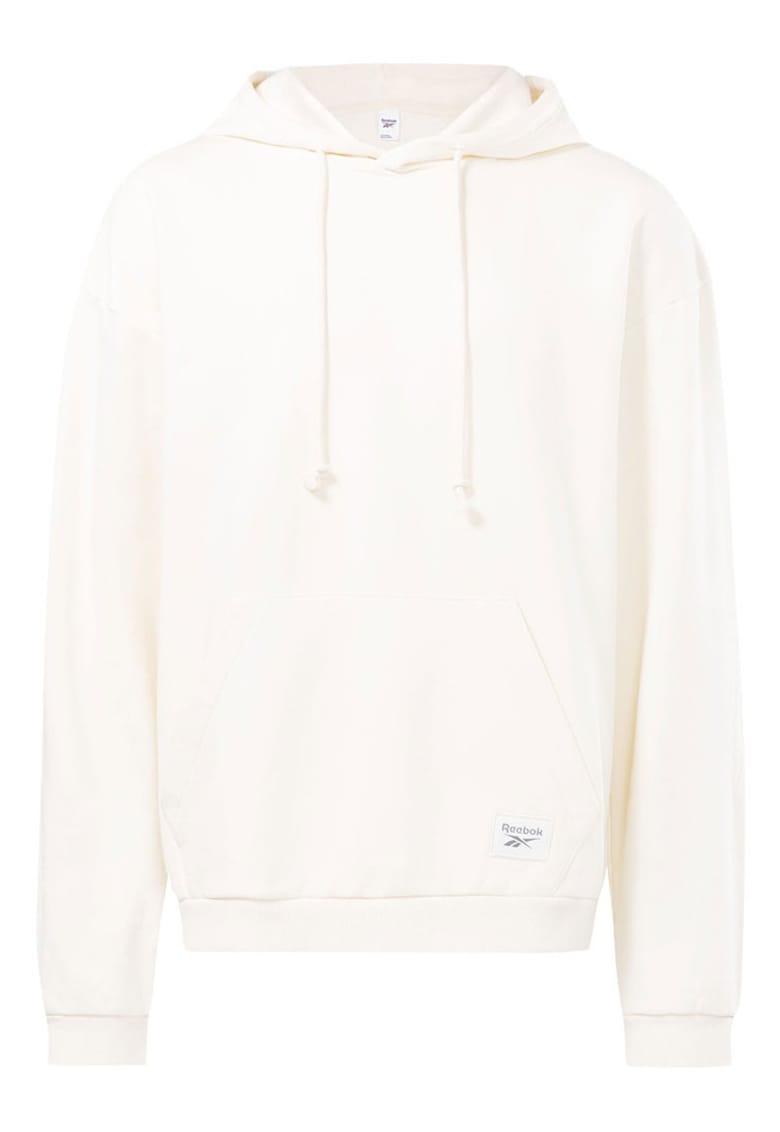 Hanorac unisex Classic - gluga - buzunar cangur - bej - bumbac