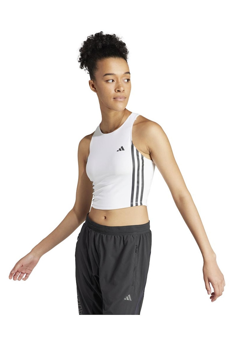 Maiou sport dama - adidas - Own the Run - mulat - alb - material reciclat