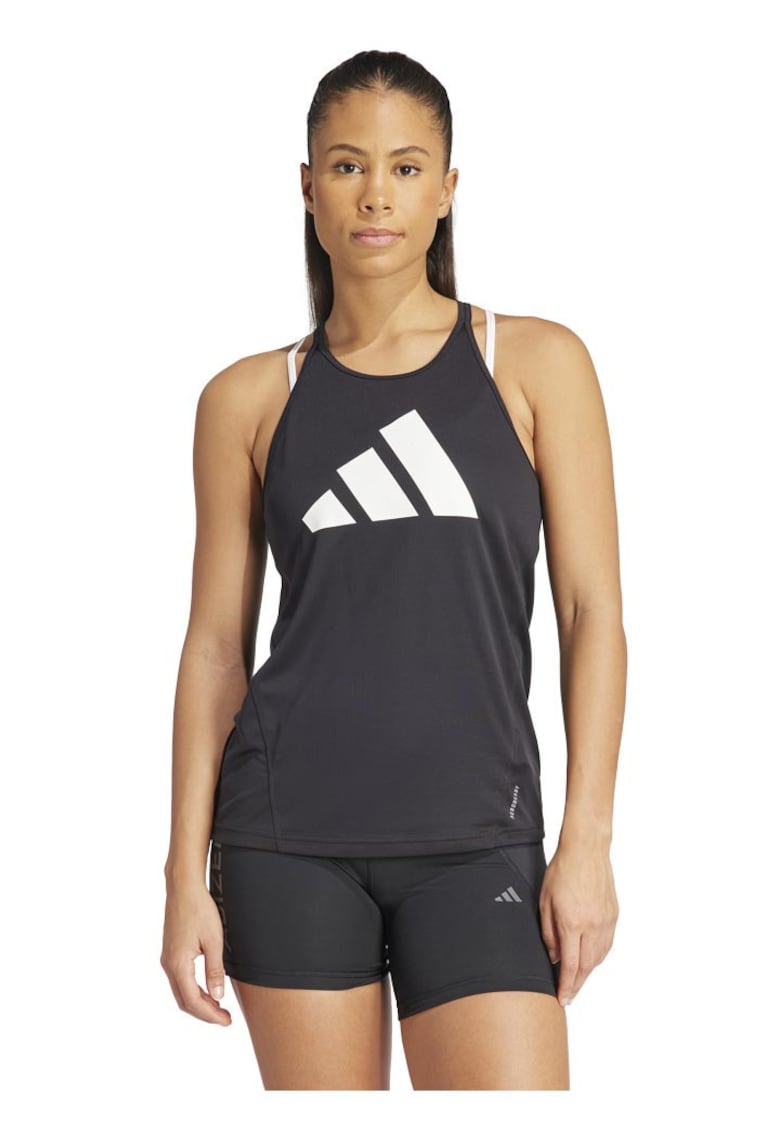Maiou sport Run It - negru - respirabil - detalii reflectorizante -