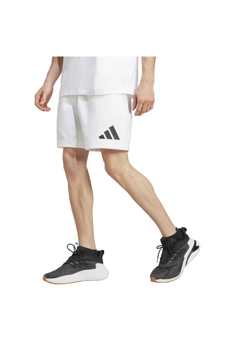 Pantaloni scurti sport - adidas - ZNE Shorts - trei straturi - alb - poliester-bumbac