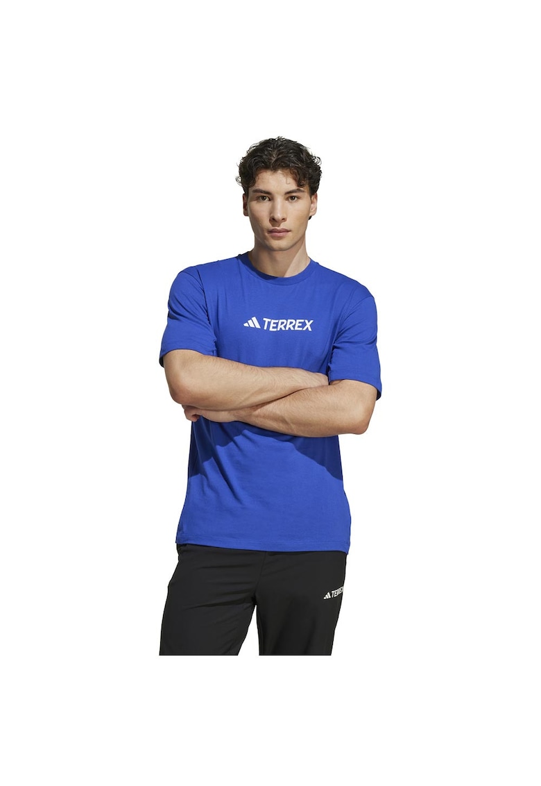 Tricou sport barbati JF9146 - Bumbac/Poliester - Albastru