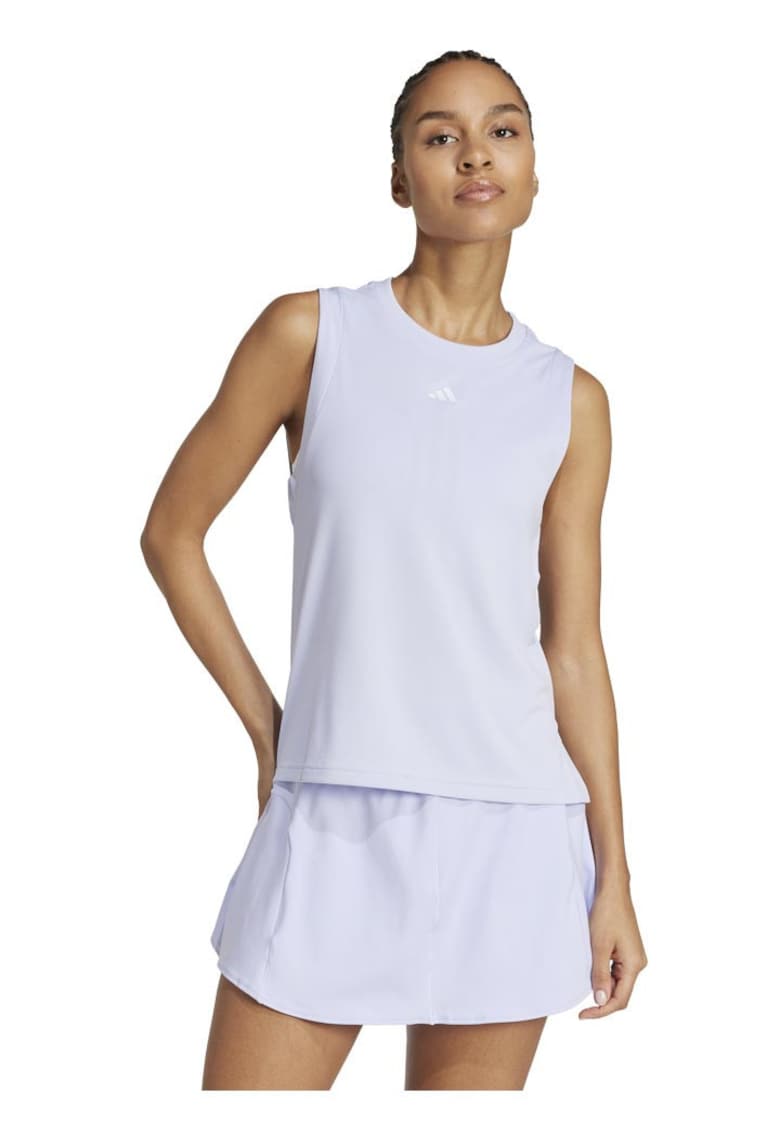 Maiou sport dama Adidas Climacool+ Match - lila - poliester reciclat - croiala regulara