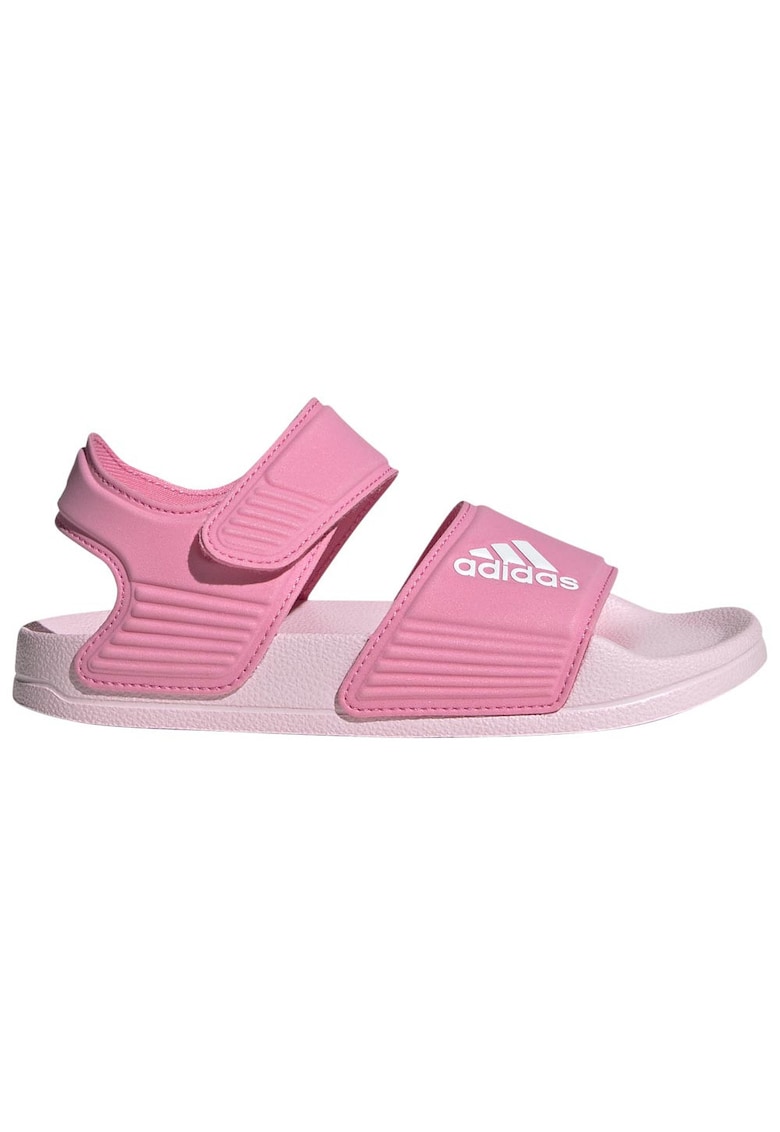 Sandale copii Adilette - uscare rapida - talpa texturata - sintetic - roz -