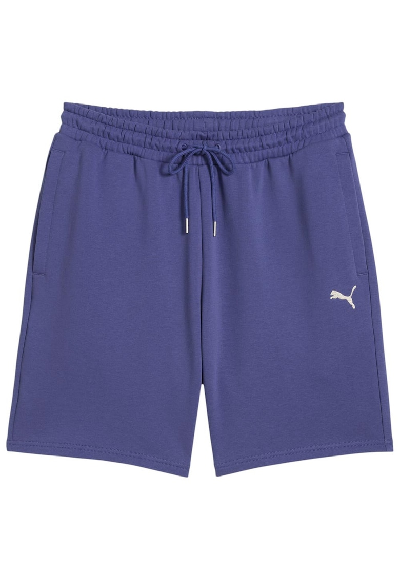 Pantaloni sport barbati Wardrobe Essentials - talie elastica - bumbac - albastru