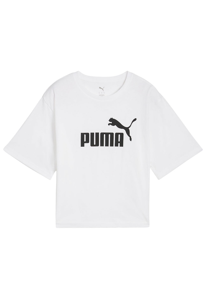 Tricou sport Essentials - croiala lejera - alb - bumbac reciclabil