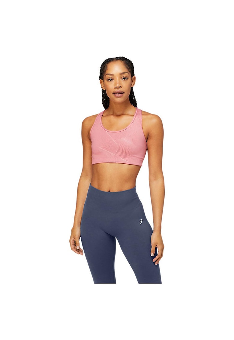 Bustiera sport model NAGARE BRA - poliester - roz