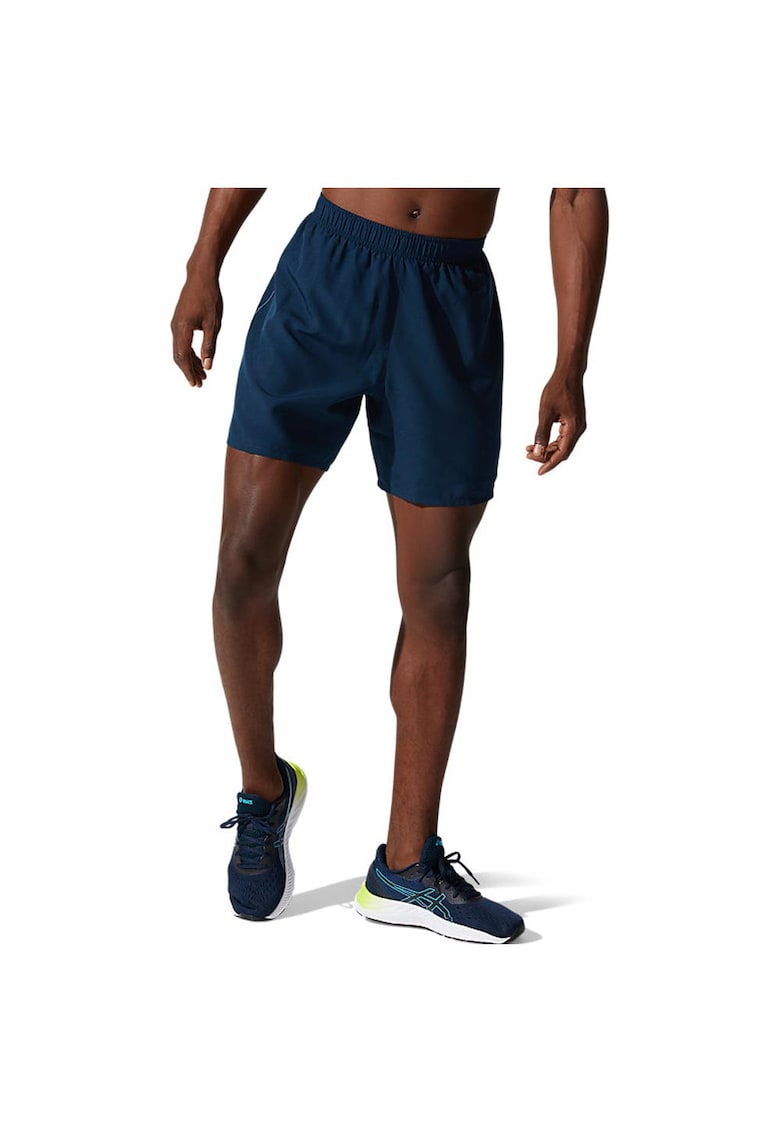 Pantaloni scurti sport - Core 2011C337 - detalii reflectorizante - poliester - bleumarin