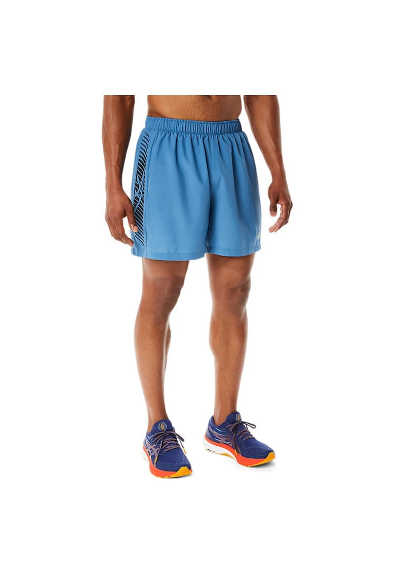 Pantaloni sport barbati 2011B052 - cu snur de ajustare - poliester - Albastru -