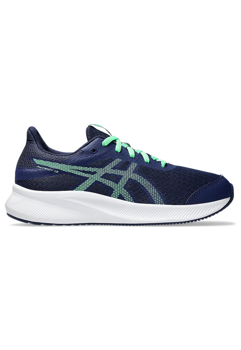 Pantofi sport copii Patriot 13 GS - ventilatie - amortizare - negru verde - plasa poliester