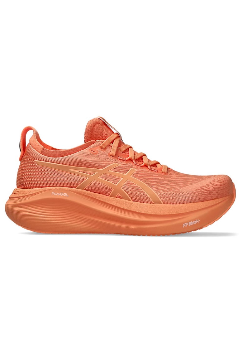 Pantofi sport dama Gel-Nimbus 27 Lite-Show - amortizare - vizibilitate - portocaliu - plasa reciclata
