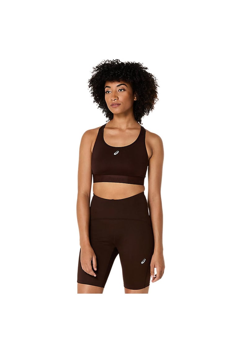 Bustiera sport compresiva - poliester - negru
