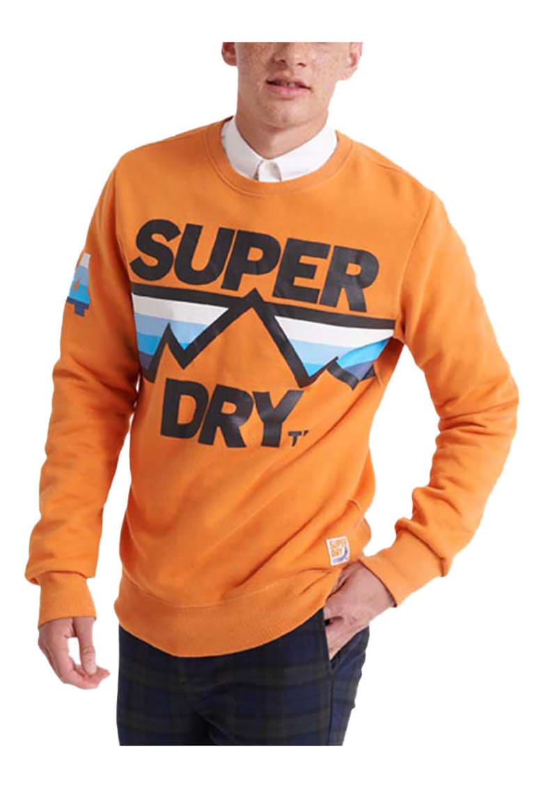 Hanorac barbati Superdry - guler rotund - mansete elastice - bumbac 80% - poliester 20% - poliester -