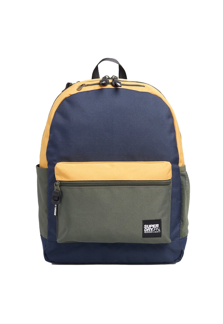 Rucsac Superdry City Pack - albastru inchis/galben - 40x29x13cm