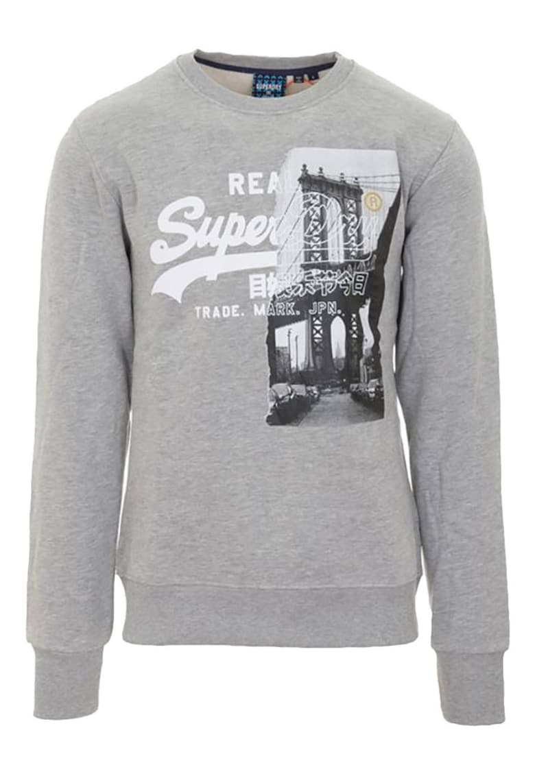 Hanorac Superdry barbati - M2010424B - bumbac/poliester - gri -