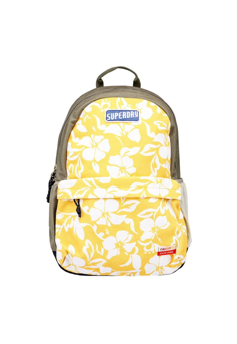 Rucsac Superdry - 48x33x14cm - cu multiple compartimente - galben