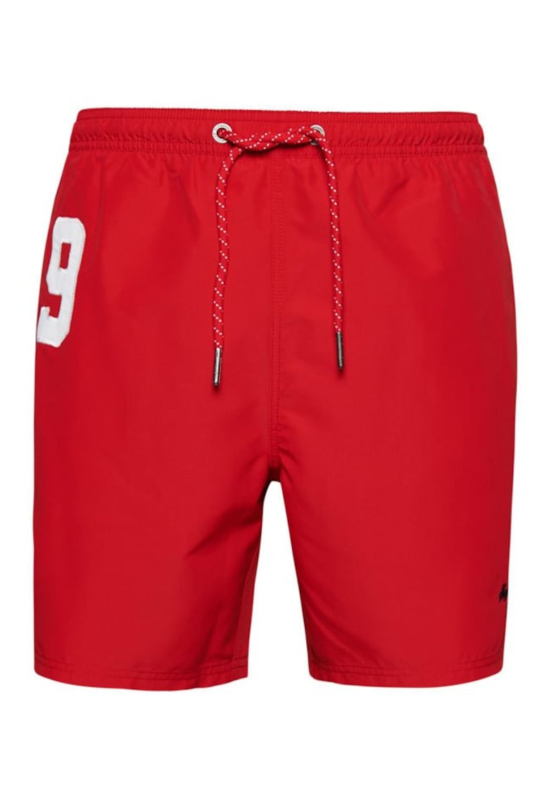 Pantaloni scurti de baie Superdry - rosu - material uscat rapid -