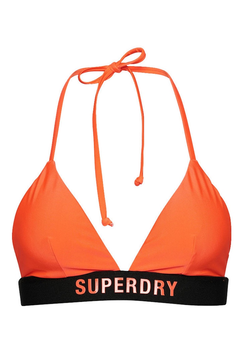 Top de baie - Superdry - bikini - portocaliu - elastic