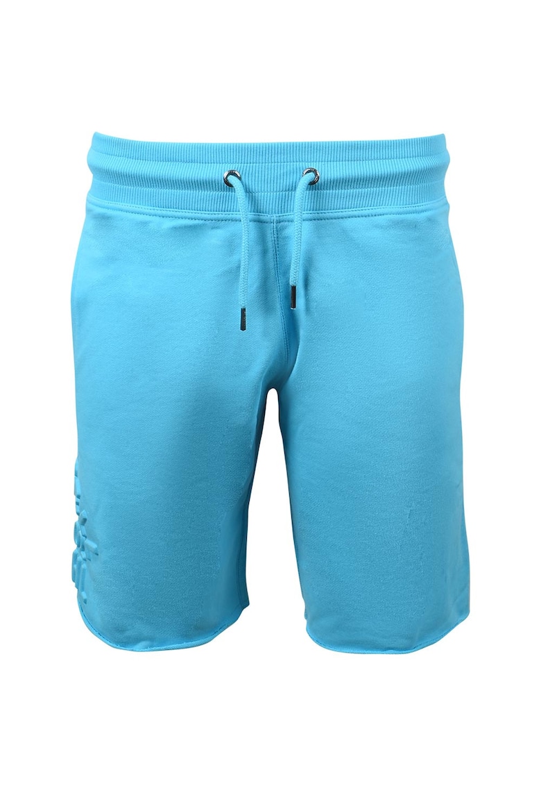Pantaloni sport barbati talie elastica - bumbac/poliester - albastru -