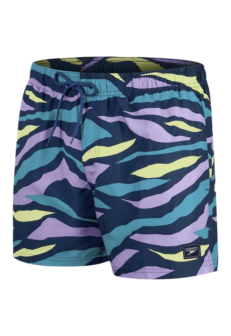 Pantaloni scurti de apa pentru barbati - cu imprimeu - 14"" - poliester - multicolor