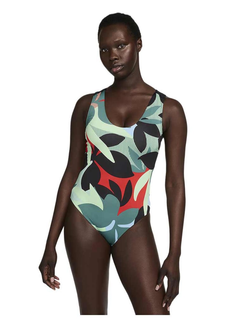 Costum de baie design indraznet - suport usor - multicolor - poliester reciclat
