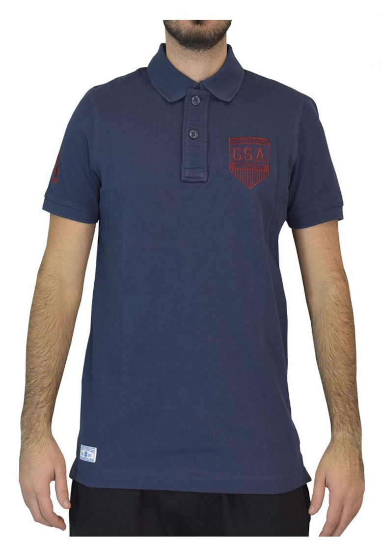 Tricou polo barbati maneca scurta - guler - bumbac organic -
