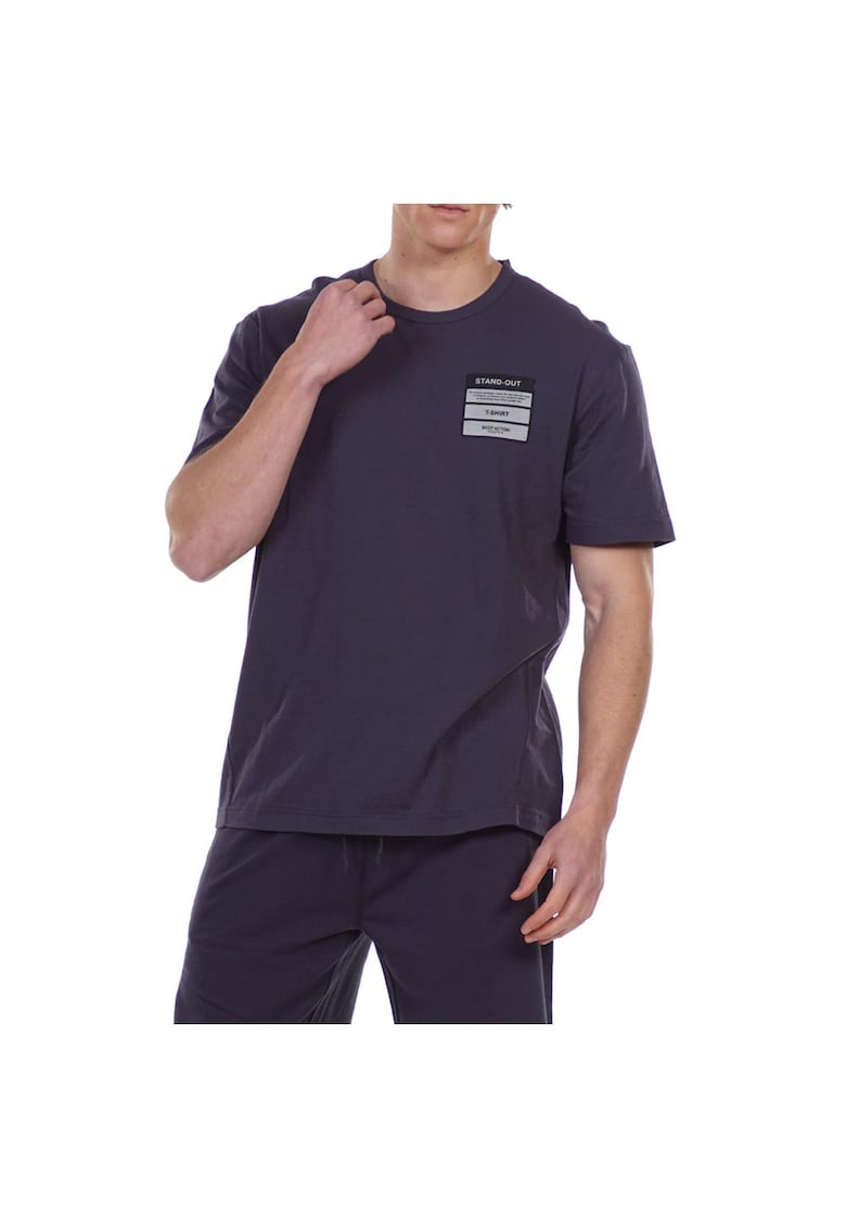 Tricou sport bumbac - gri -
