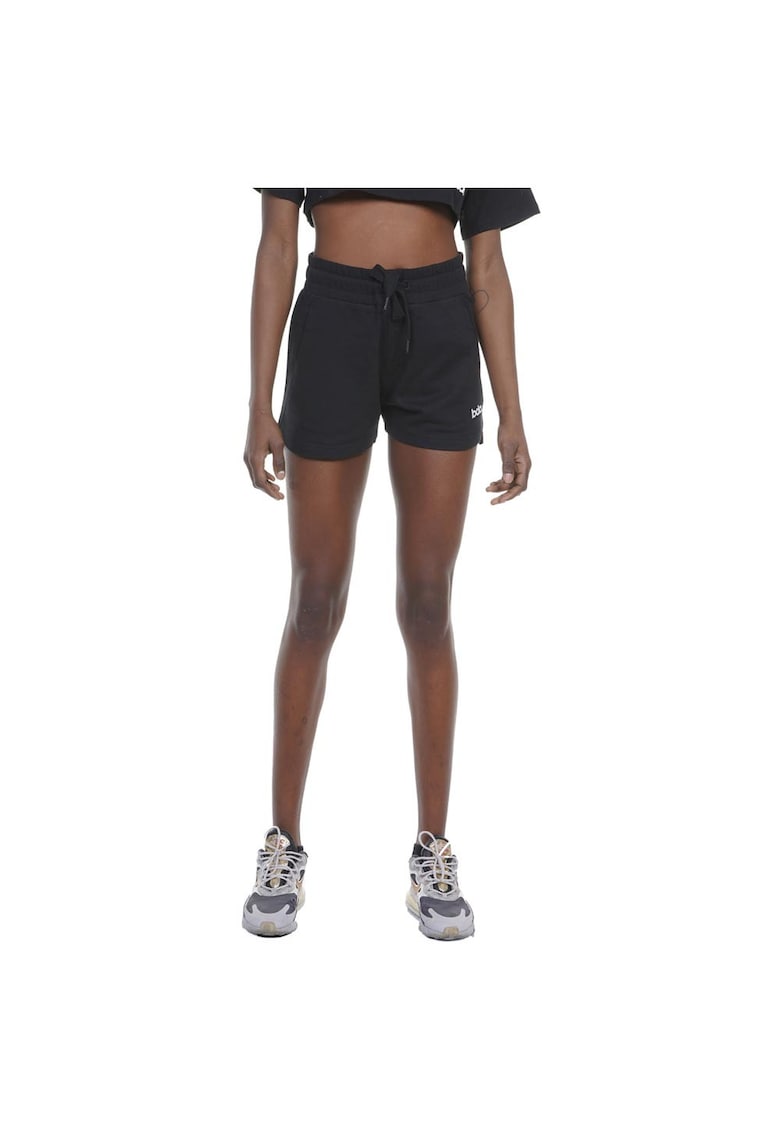 Pantaloni scurti sport dama 031228 - Bumbac/Poliester - Negru