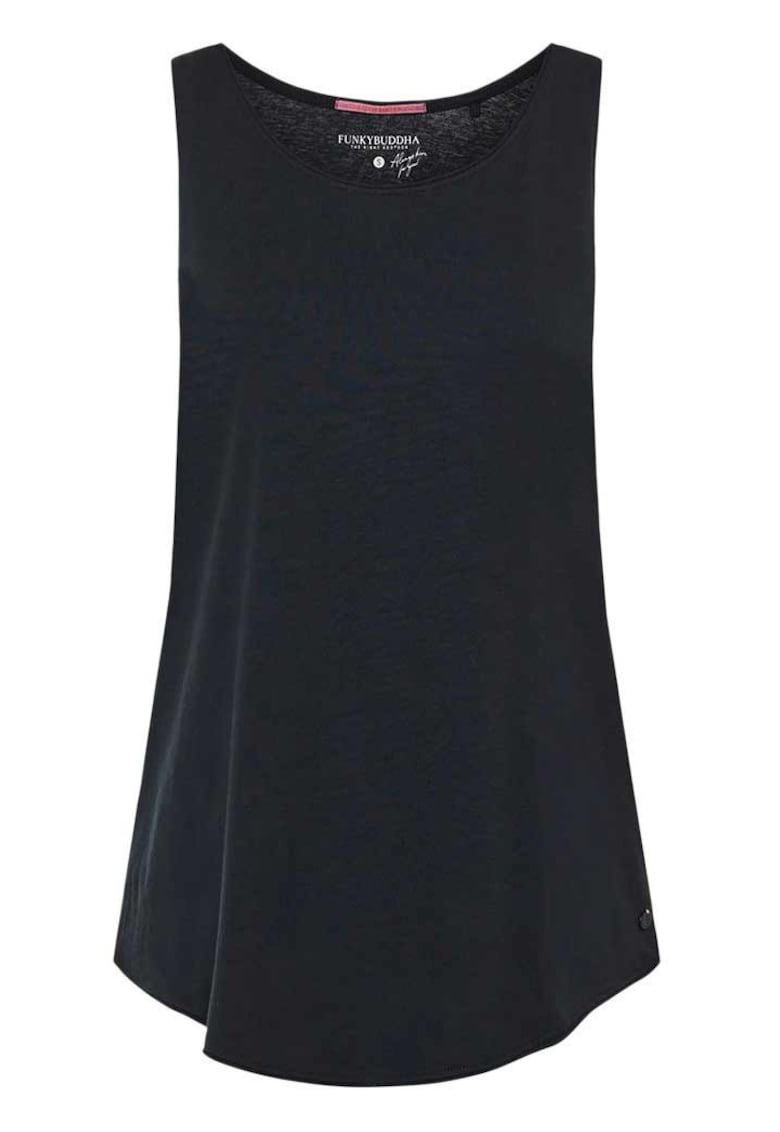 Maiou dama - bumbac organic - negru - croiala standard - design simplu -