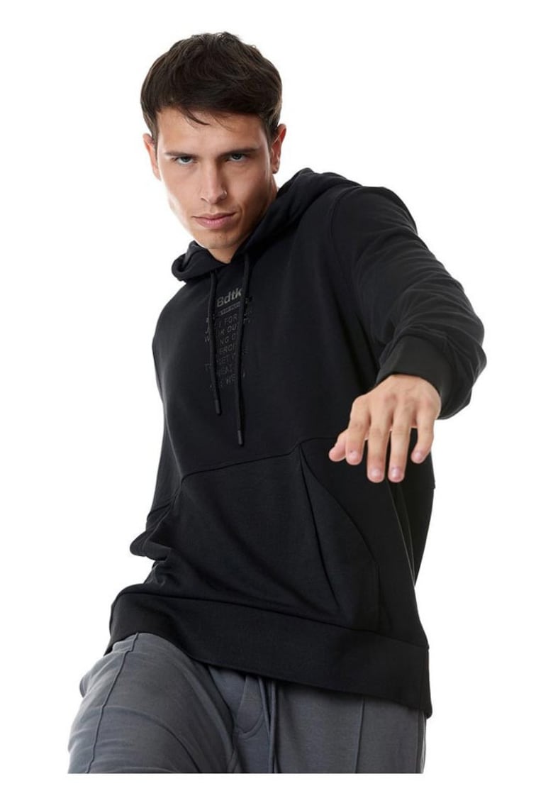 Hanorac barbati - model 1192-954025 - culoare neagra - material confortabil