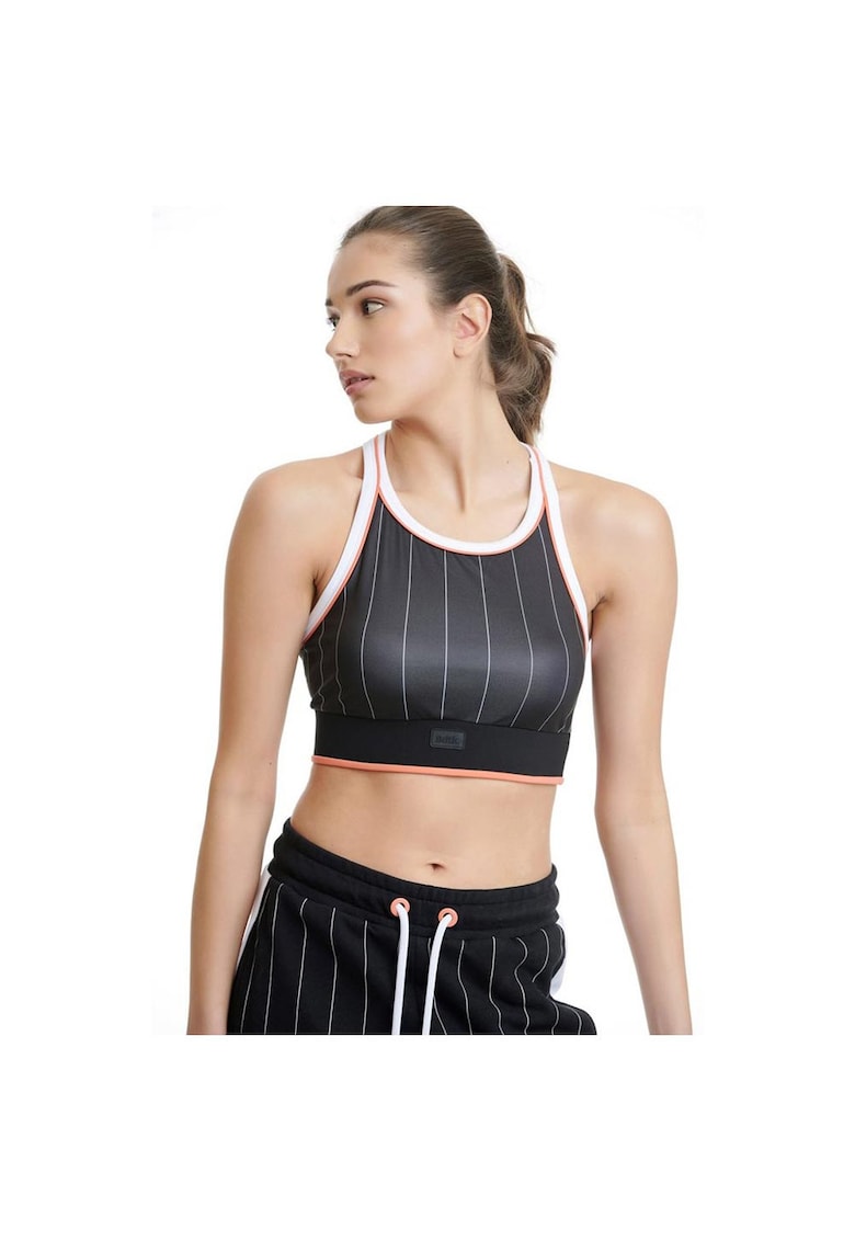 Bustiera sport 1211-904024 - Poliester/Elastan - Negru -
