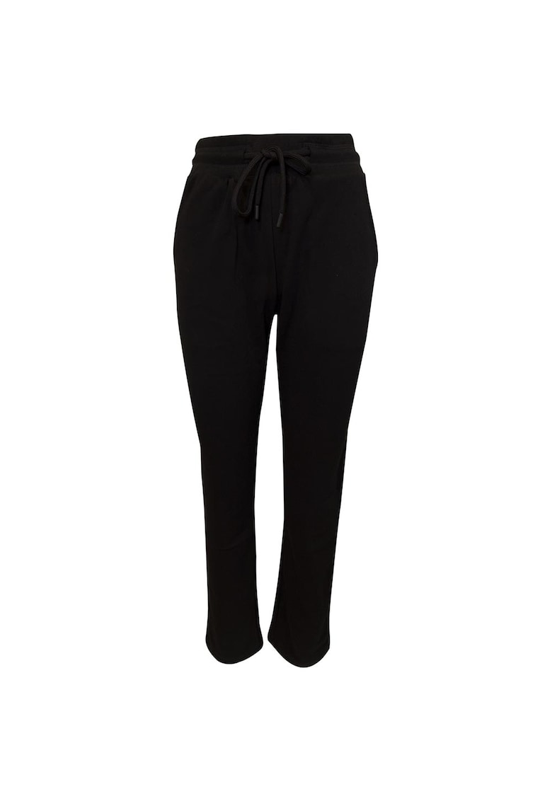 Pantaloni sport dama 1211-909800 - Bumbac/Poliester - Negru -