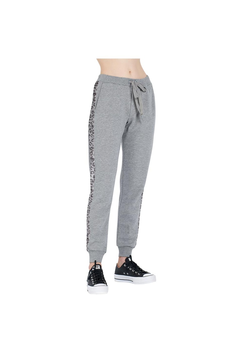 Pantaloni sport dama 1212-907000 - Bumbac/Poliester - Gri