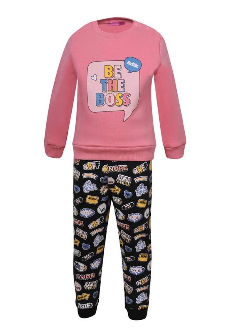 Compleu copii bluza - pantaloni - multicolor - bumbac/poliester -