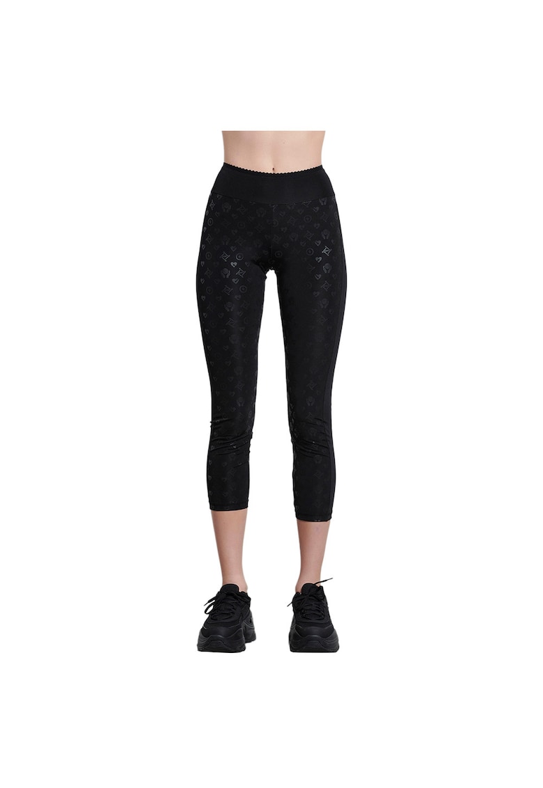 Colanti sport dama 1221-907906 - Poliester/Elastan - Negru -
