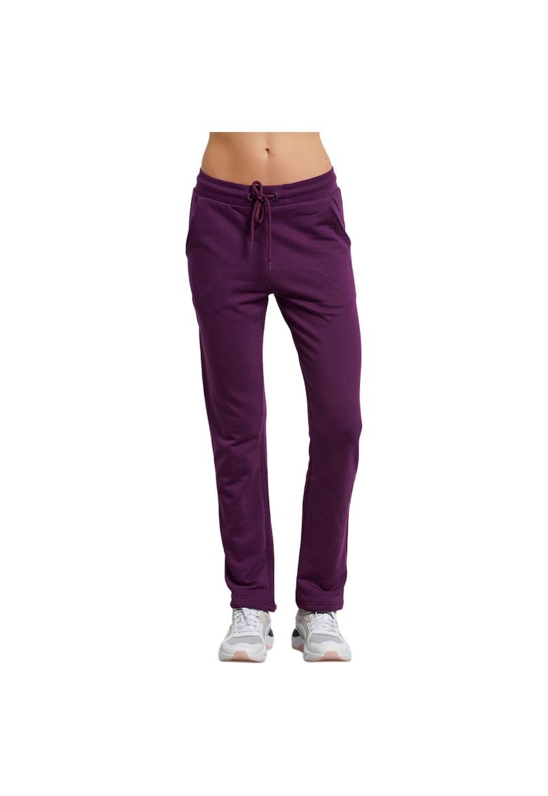 Pantaloni sport dama 1222-909800 - Bumbac/Poliester - Mov -
