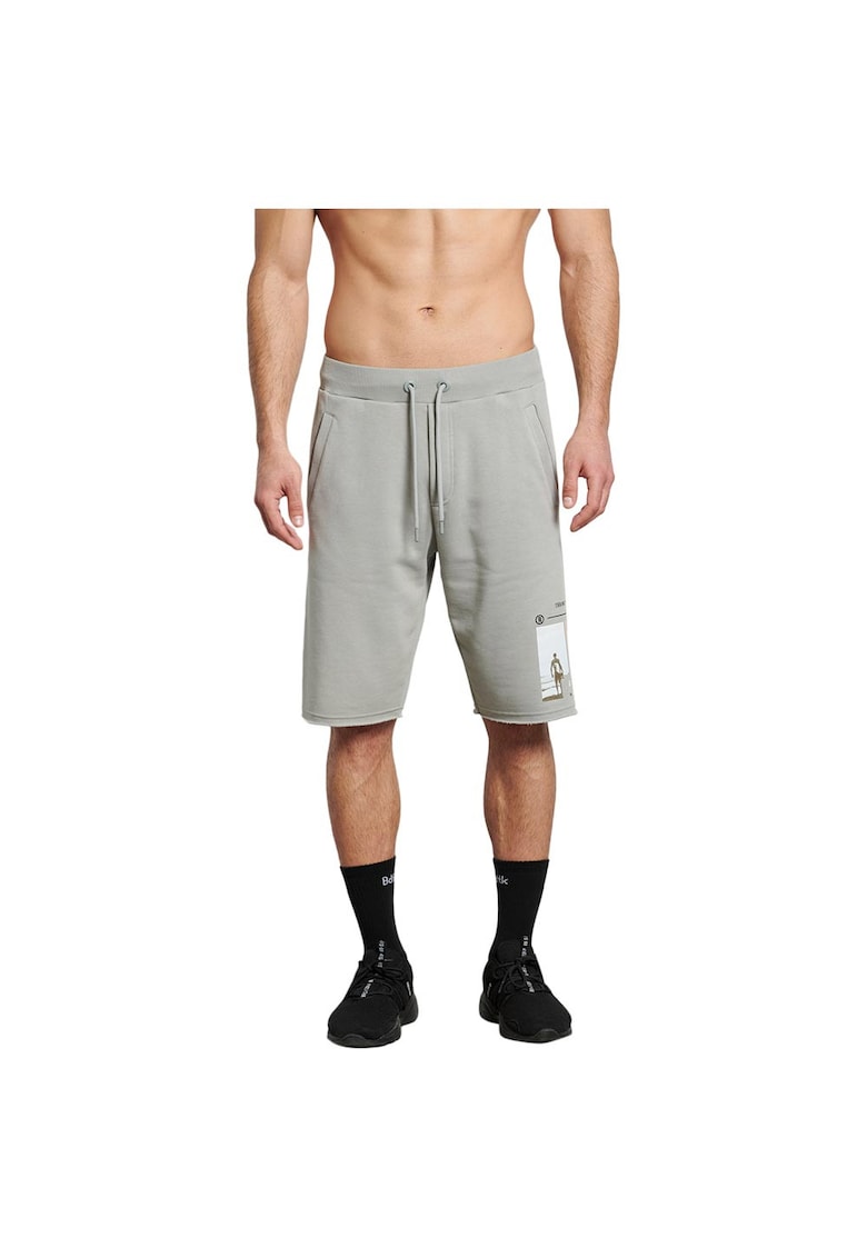 Pantaloni scurti barbati 1231-953404 - Bumbac/Poliester - Gri