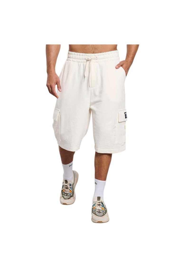 Pantaloni sport barbati 1241-953204 - Bumbac/Poliester - Alb