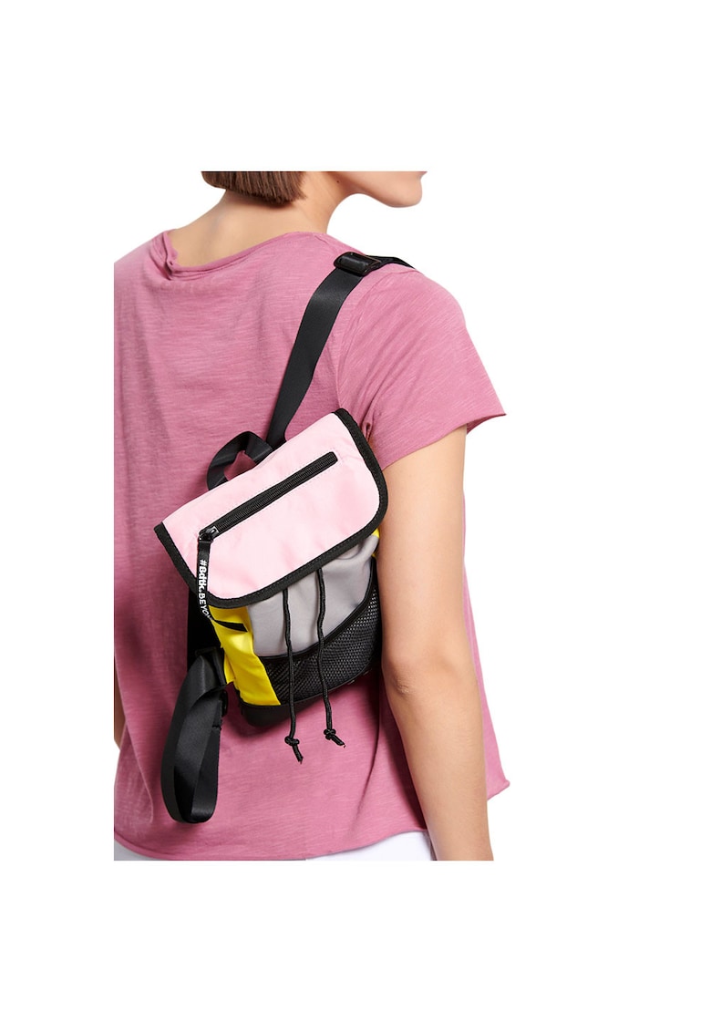 Rucsac roz/negru