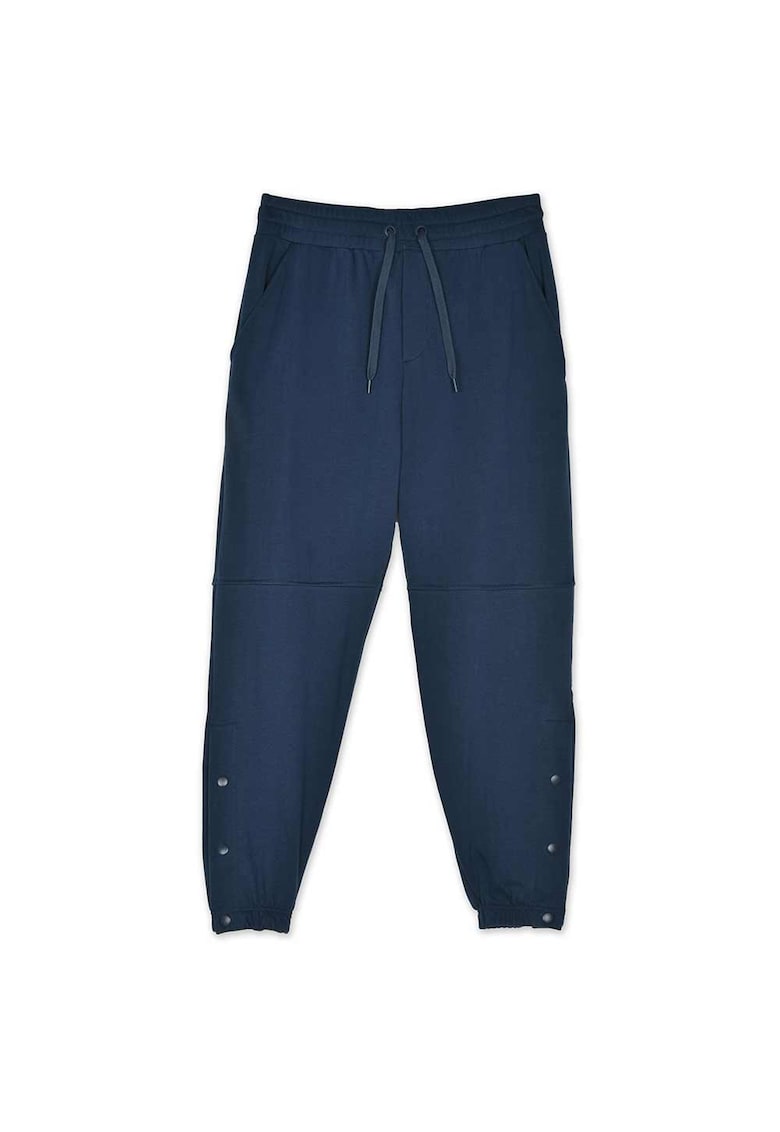 Trening sport barbatesc jogger - talie elastica - 2 buzunare - bleumarin - bumbac 70%