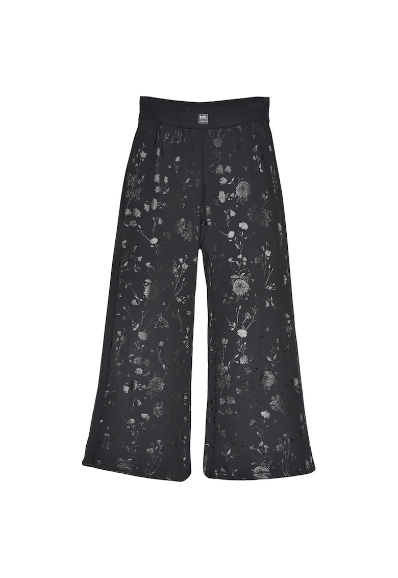 Pantaloni sport dama 1242-906500 - Bumbac/Poliester - Negru