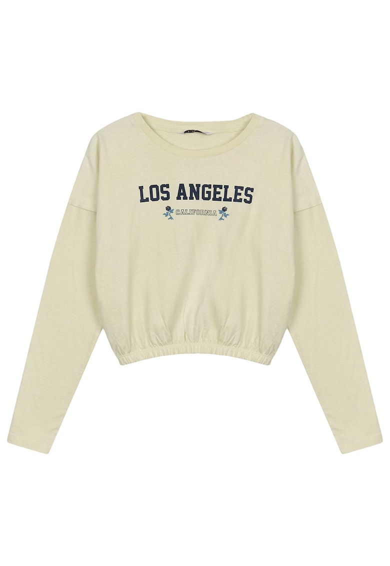 Bluza cu maneca lunga pentru copii Charity 10041421 - bumbac - crem
