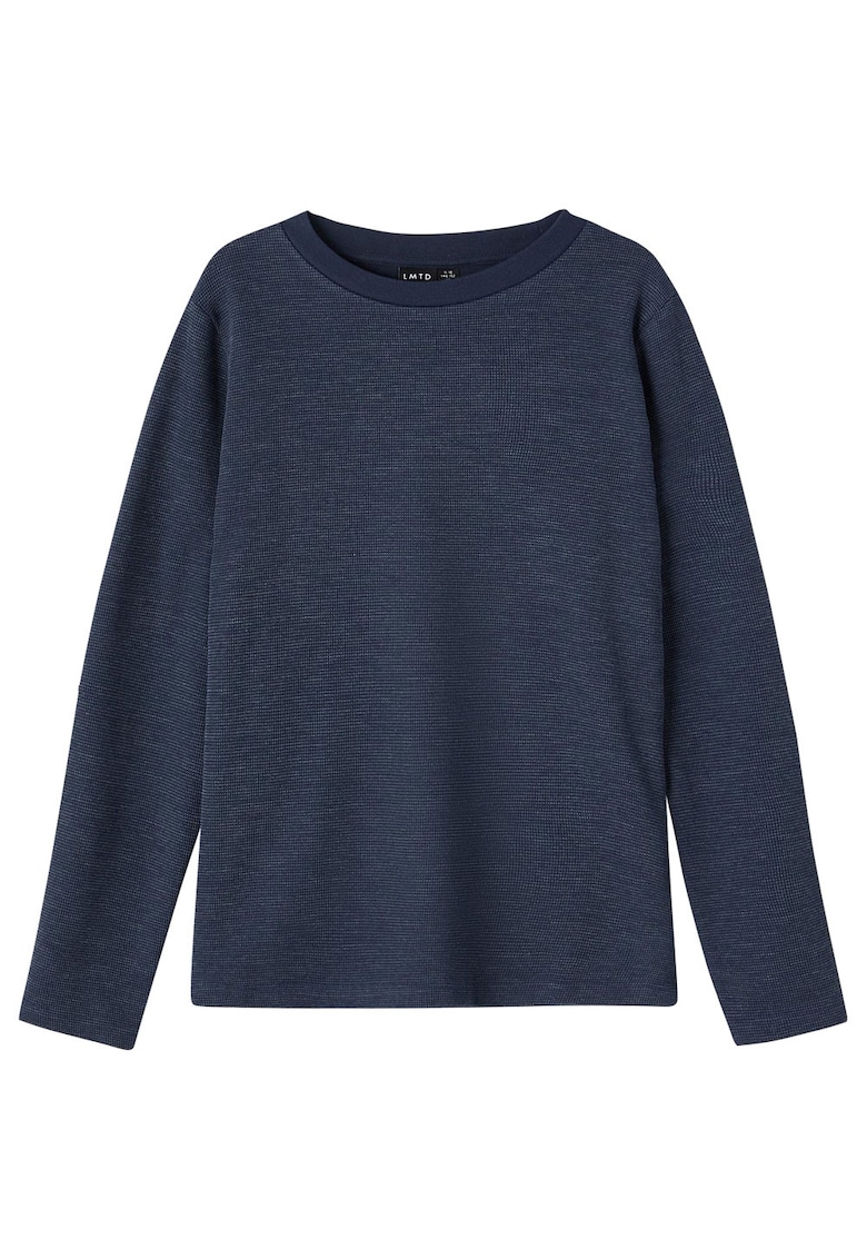 Tricou copii - decolteu rotund - bumbac organic - bleumarin