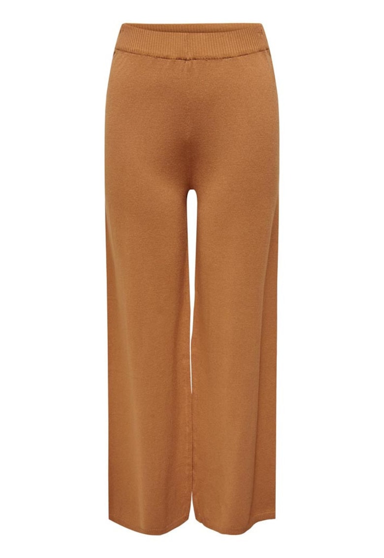 Pantaloni dama maro - viscoza - material confortabil -