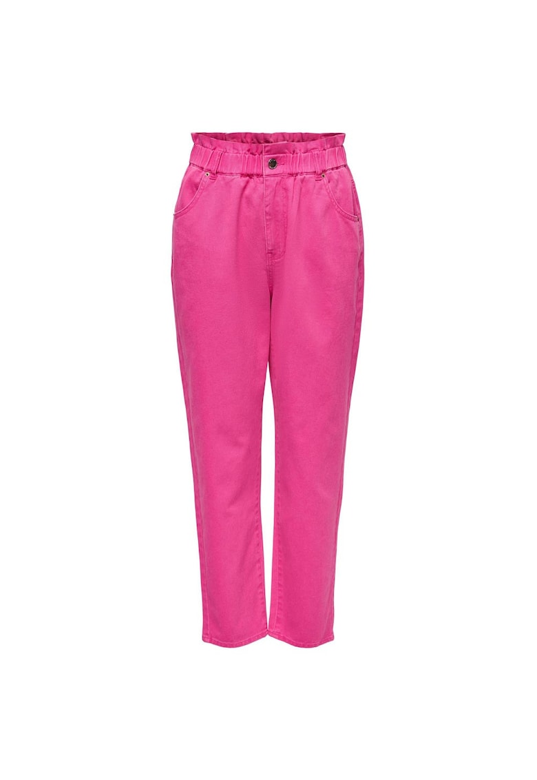 Pantaloni dama 15232574 - Bumbac - Roz