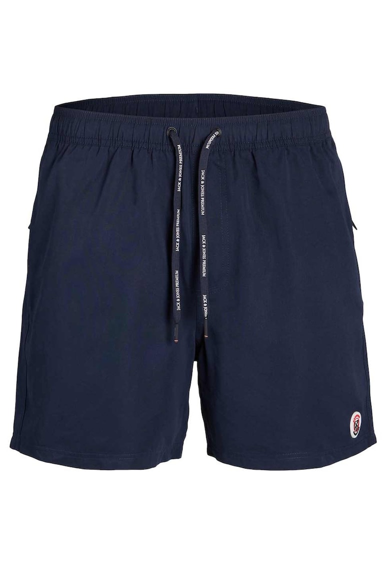 Pantaloni scurti de baie bleumarin - croiala clasica - din materiale reciclate