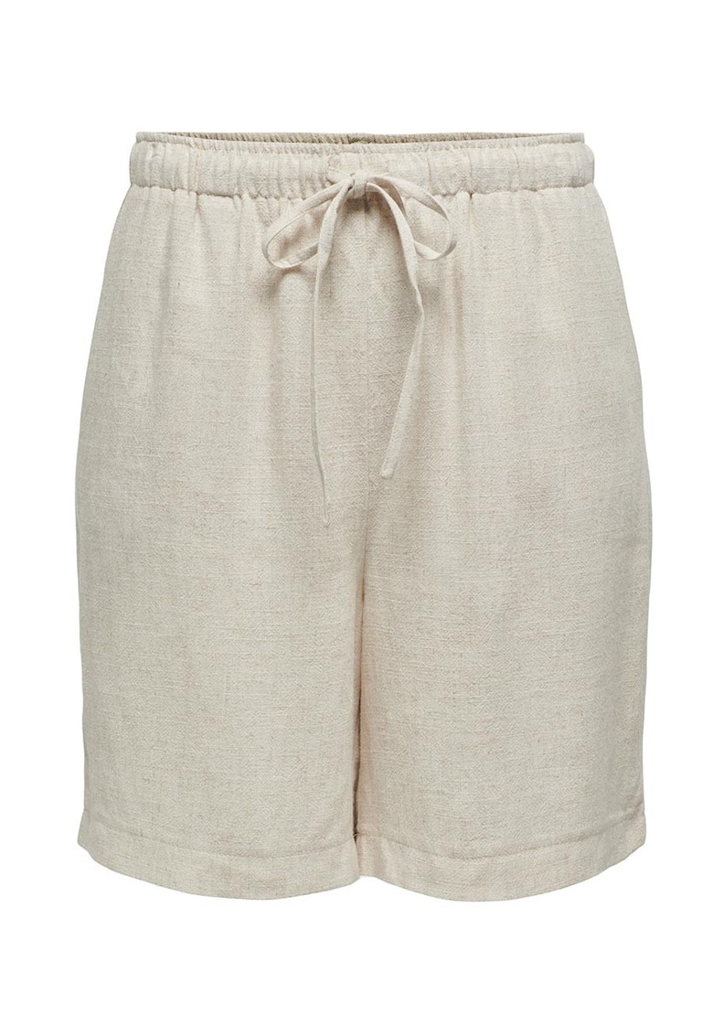 Pantaloni scurti dama model 15333032 - textil - bej