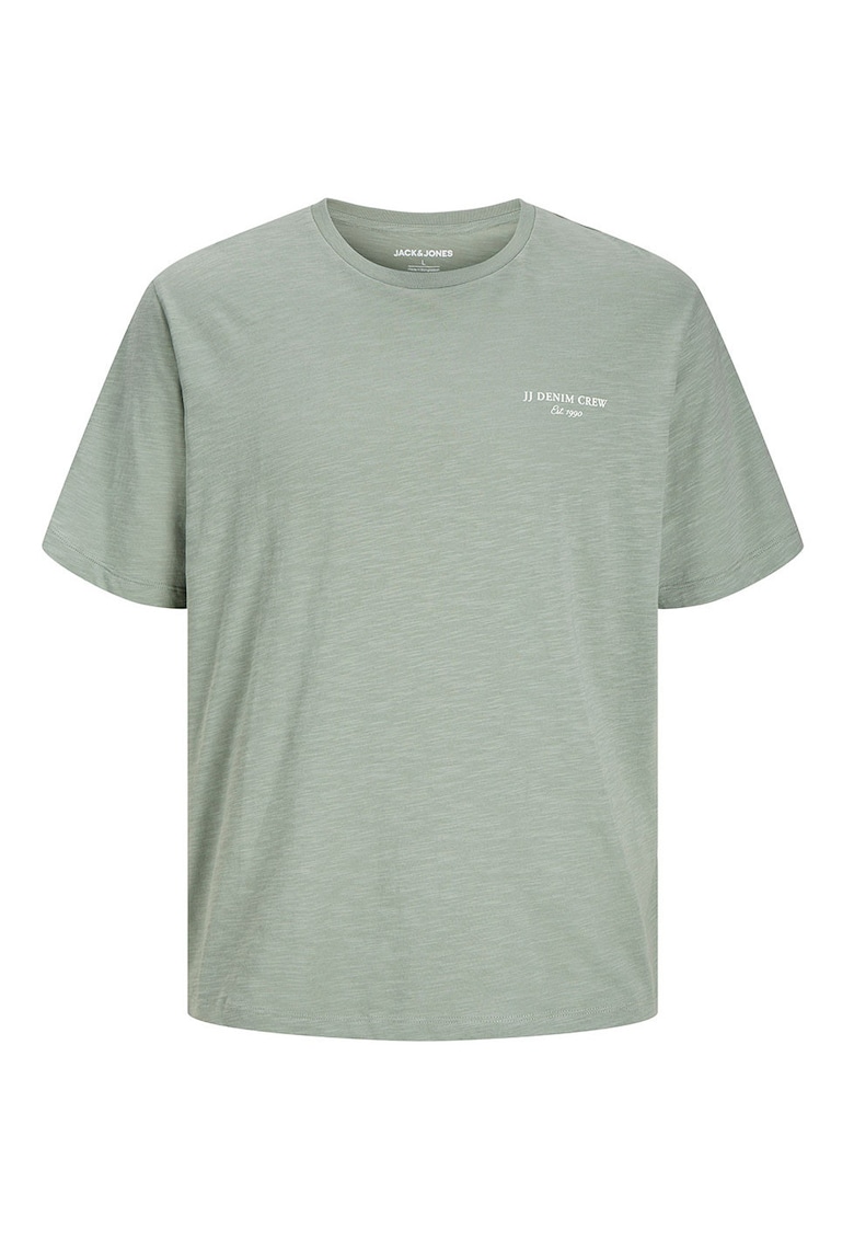 Tricou barbati - maneca scurta - croiala regulata - verde - bumbac -