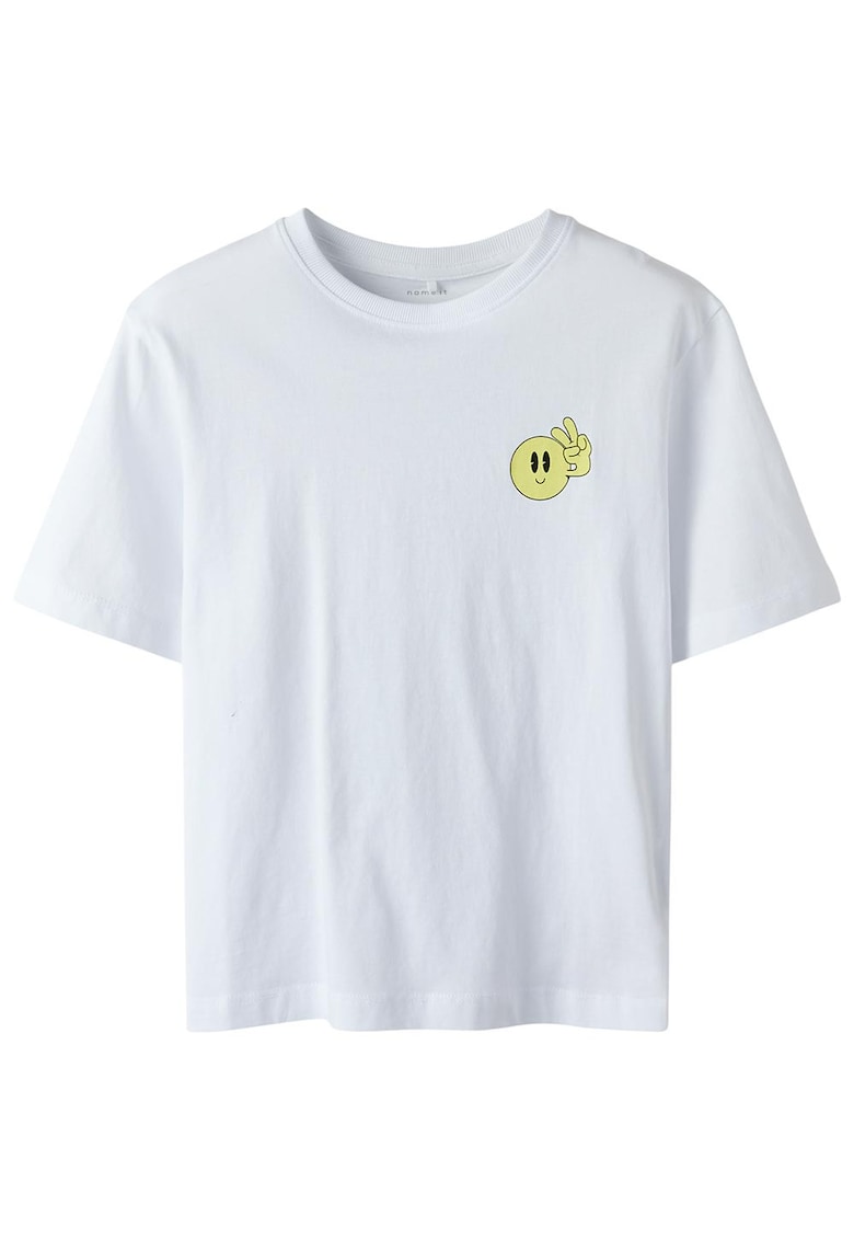 Tricou copii maneca scurta - albastru - bumbac organic